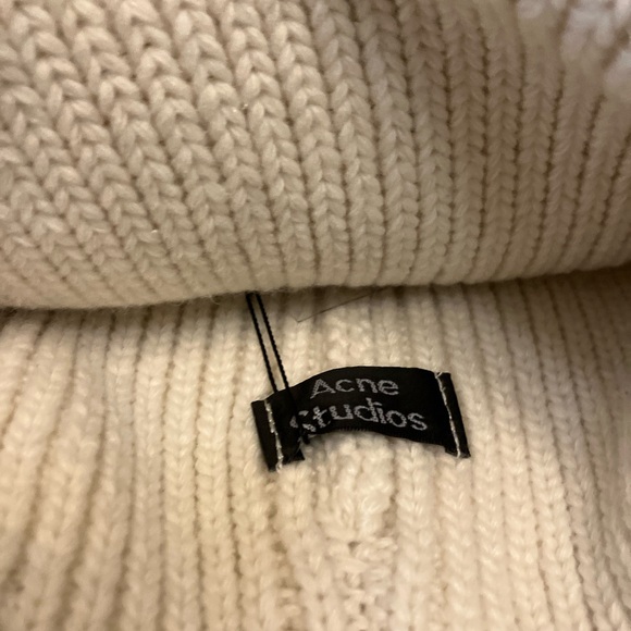 Acne Studios Beanie,White Knit Hat,Nice Decoration,OS - Picture 4 of 6
